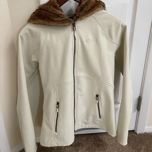Brand new marmot jacket fur hood